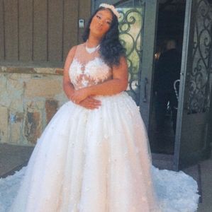 Wedding dress, white.